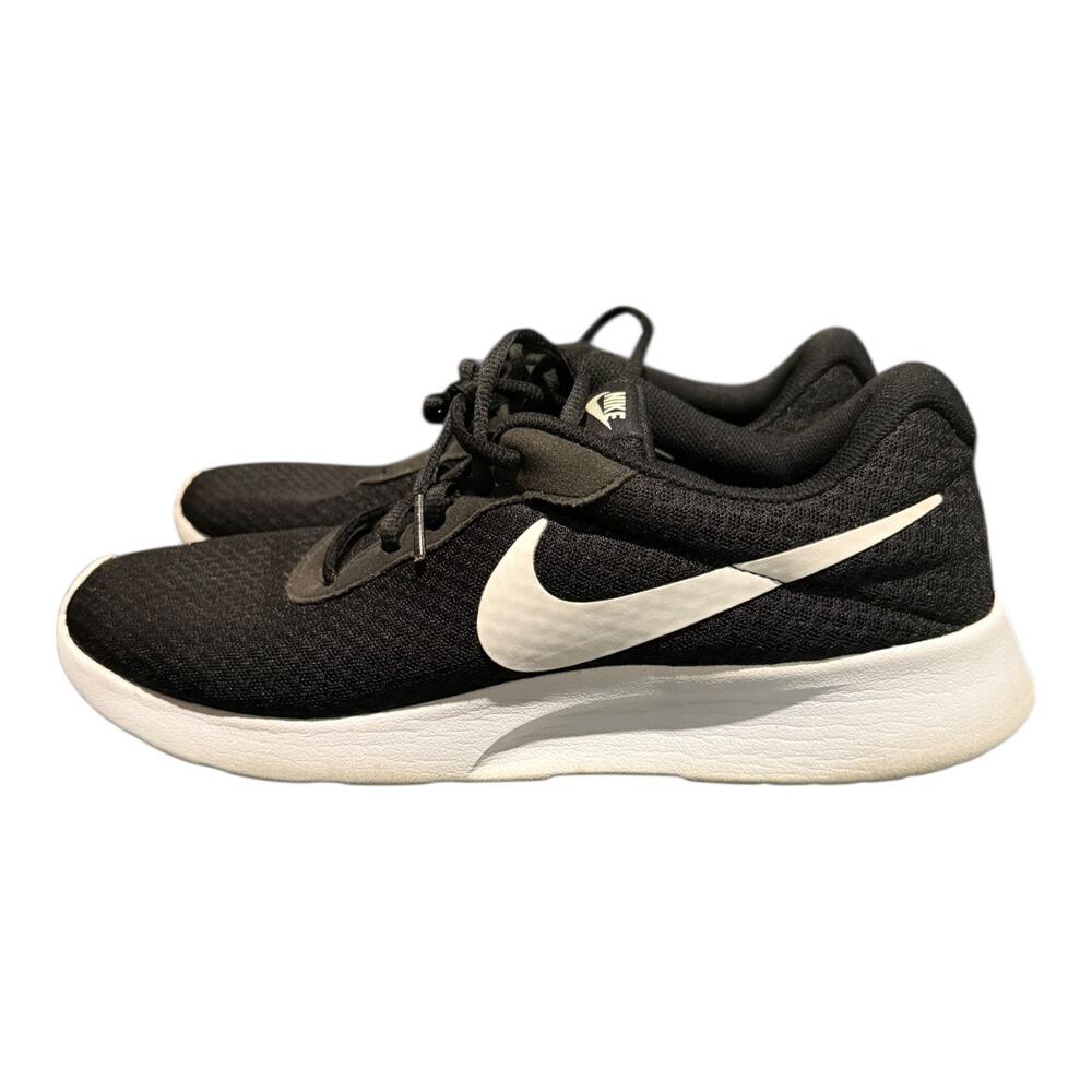 Nike Tanjun Men's Size 11.5 Running Sneakers Black White 812654011 Athletic - Picture 5 of 9